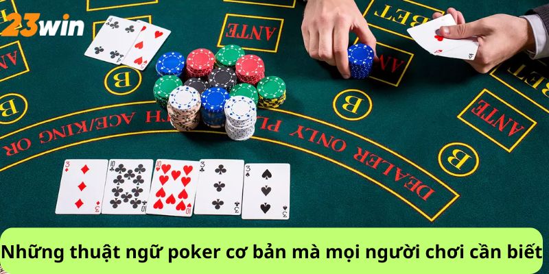 Những thuật ngữ poker cơ bản mà mọi người chơi cần biết